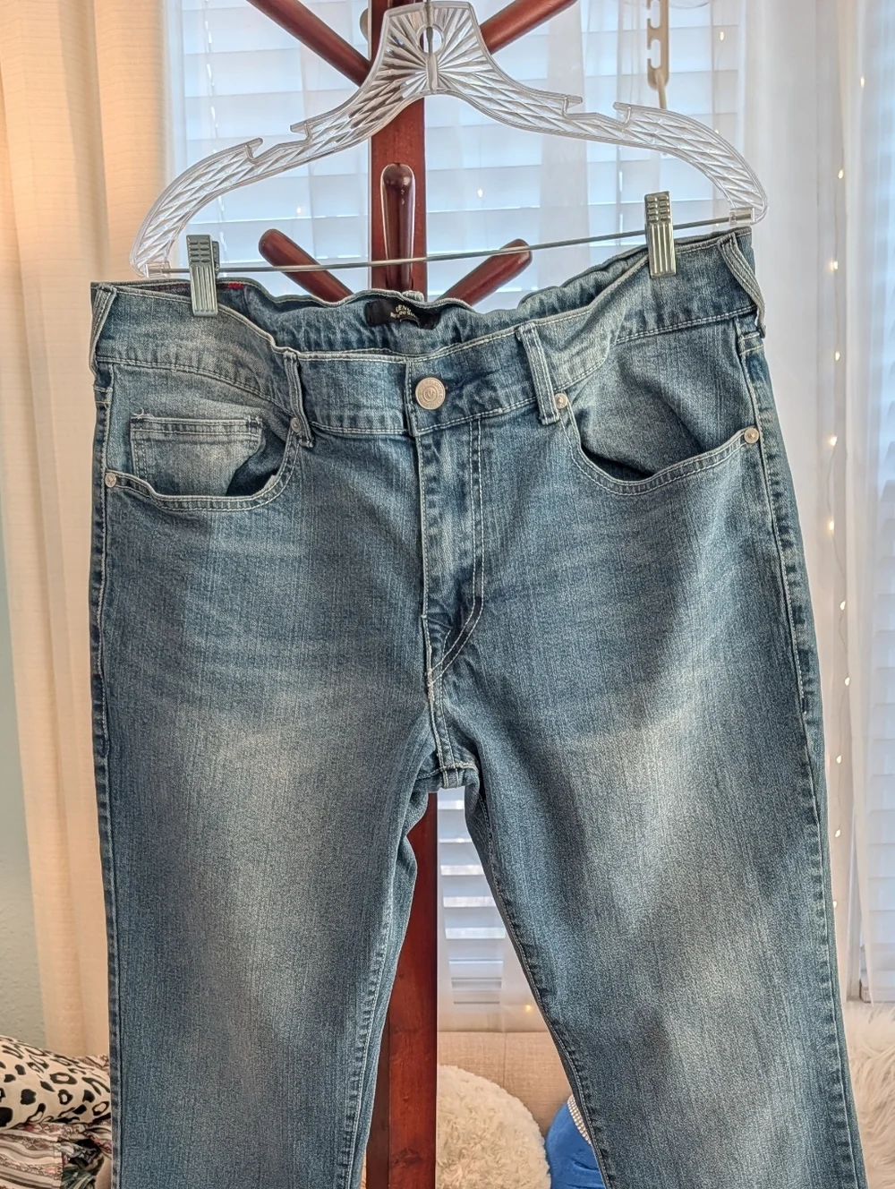 2 Pairs Of True Religion Geno Relaxed Slim Denim Jeans Men Sz 36
